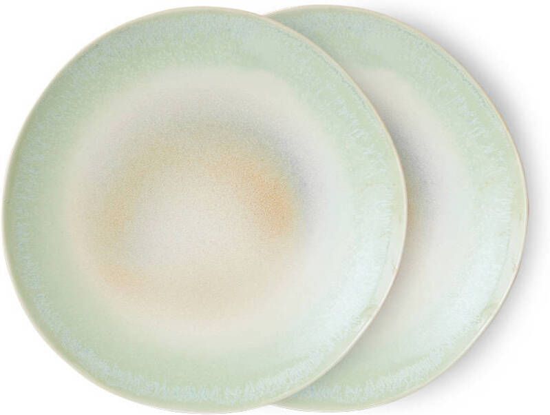 HKLIVING dinerbord 70s (Ø27 cm) (set van 2)