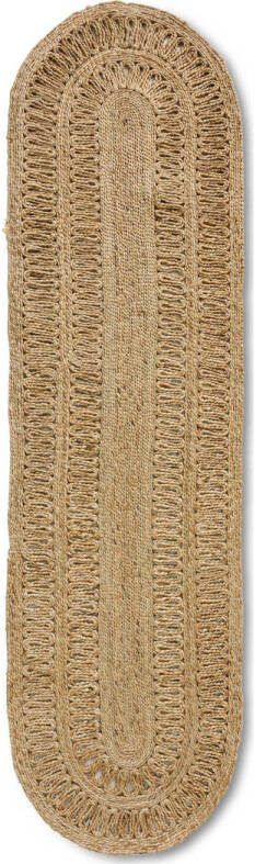 HKLIVING Soleil Jute Runner 80 x 300 cm Oval