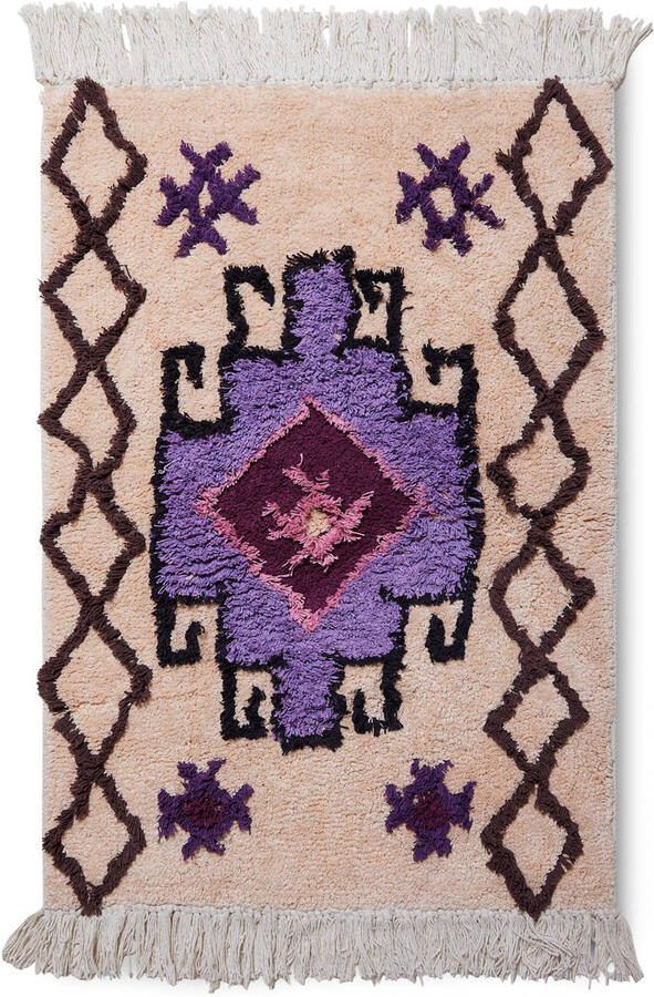 HKliving Bohemian Badmat Vloerkleed 60 x 90 cm