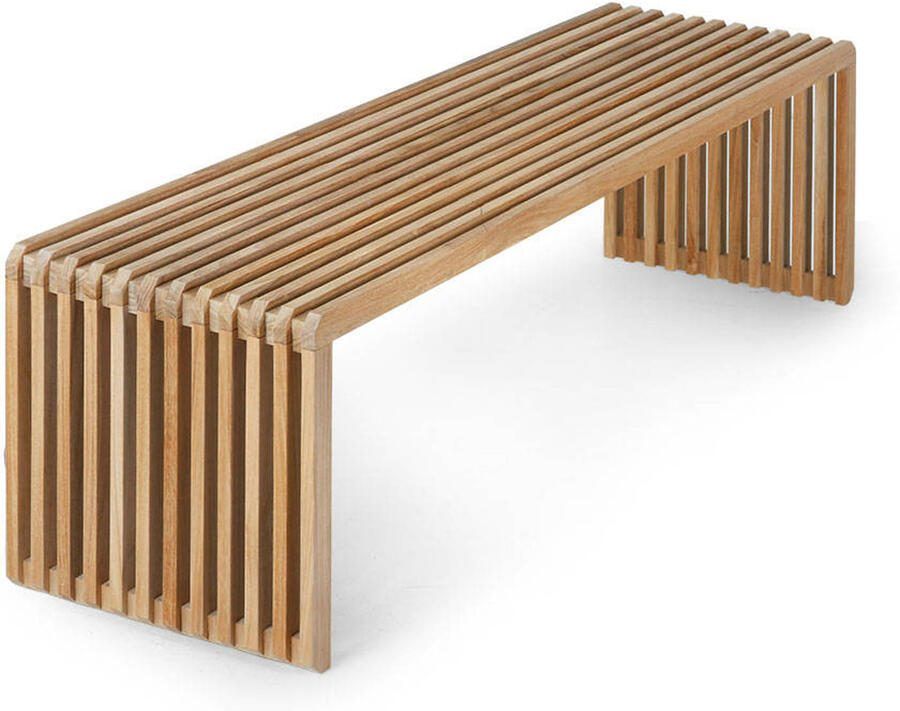 HKLIVING Slatted Bankje Teak