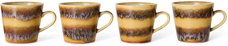 HKLIVING cappuccinomok 70s (Ø9 5 cm) (300 ml)