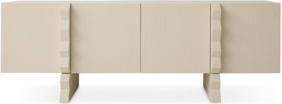 HKLIVING Dressoir Forma Sungkai hout 160cm Off White