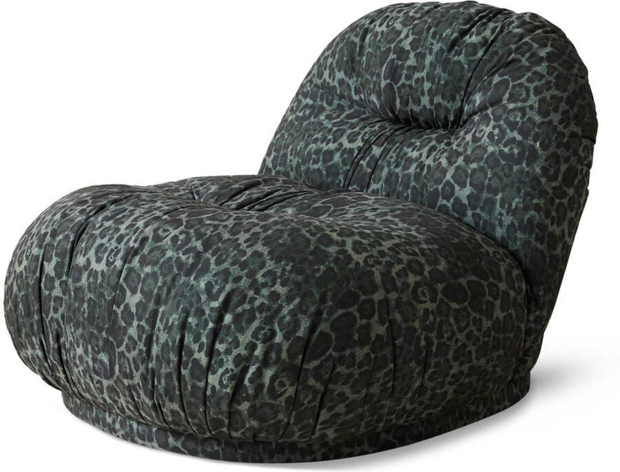 HKLIVING Fauteuil Meloa Panterprint GROEN