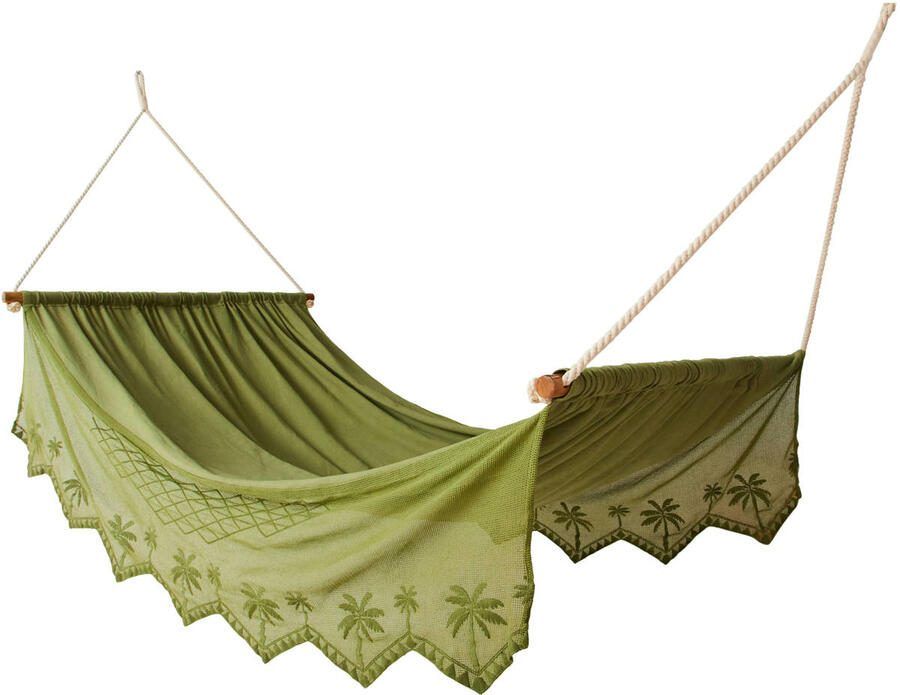 HKLIVING Palms Hangmat Olijf