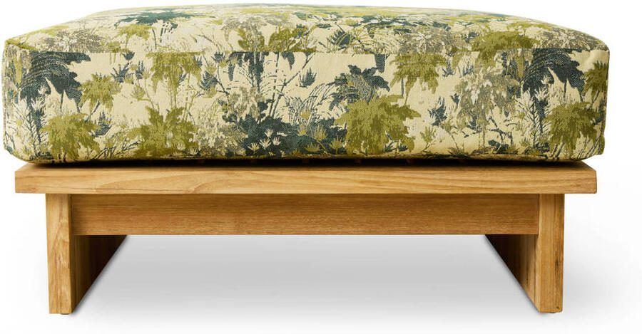 HKLIVING hocker outdoor teak (botanical)
