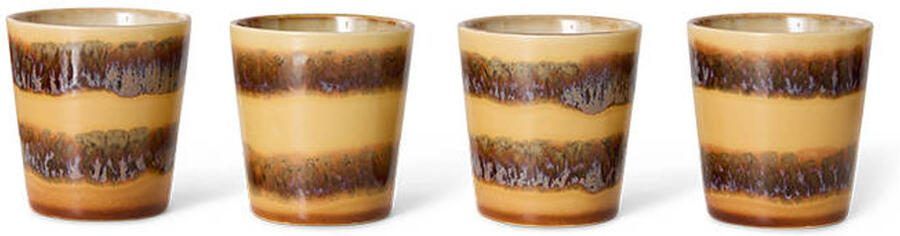 HKLIVING koffiekopje 70s (Ø7 5 cm) (180 ml)