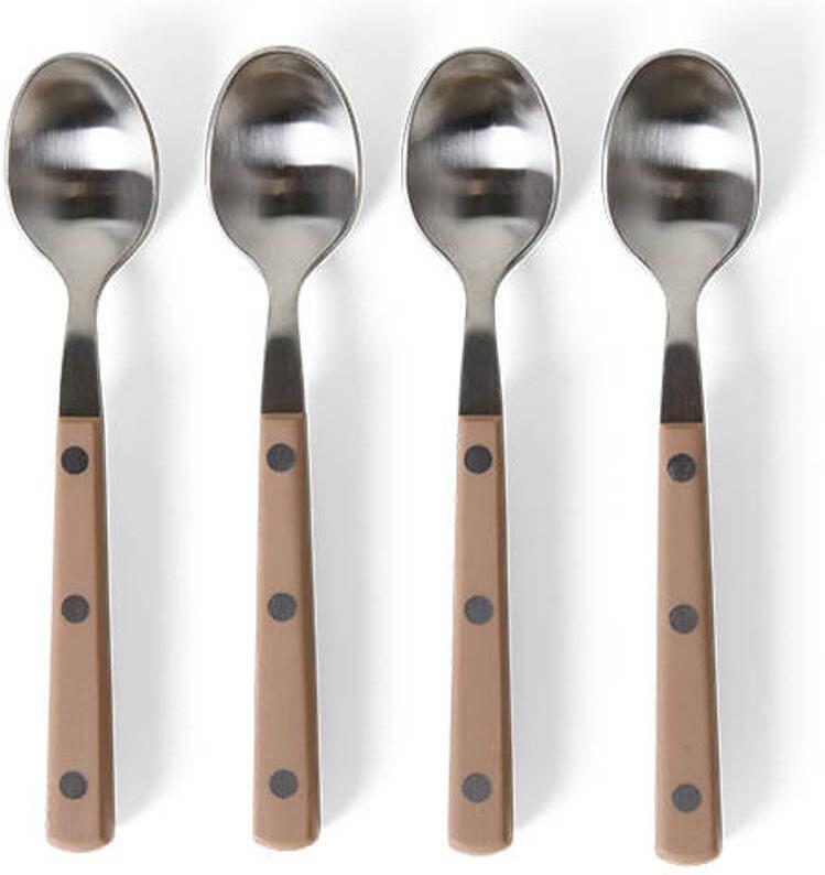 HKLIVING koffielepel 70s (set van 4)