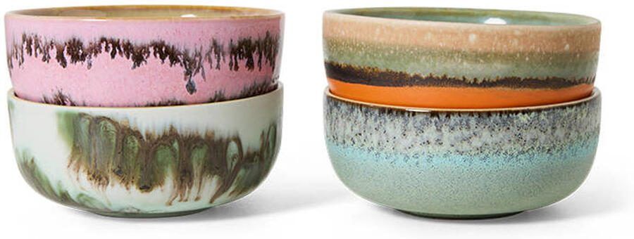 HKLIVING kom 70s (Ø11 cm) (set van 4)