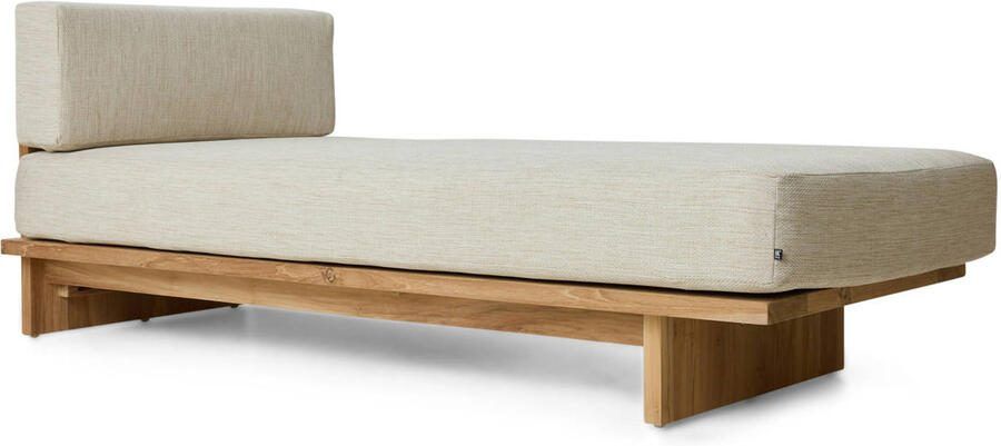 HKLIVING ligbed buiten teak (natural) - Foto 2