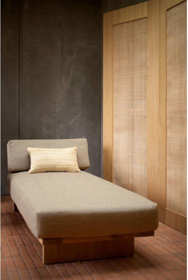 HKLIVING ligbed buiten teak (natural) - Foto 4