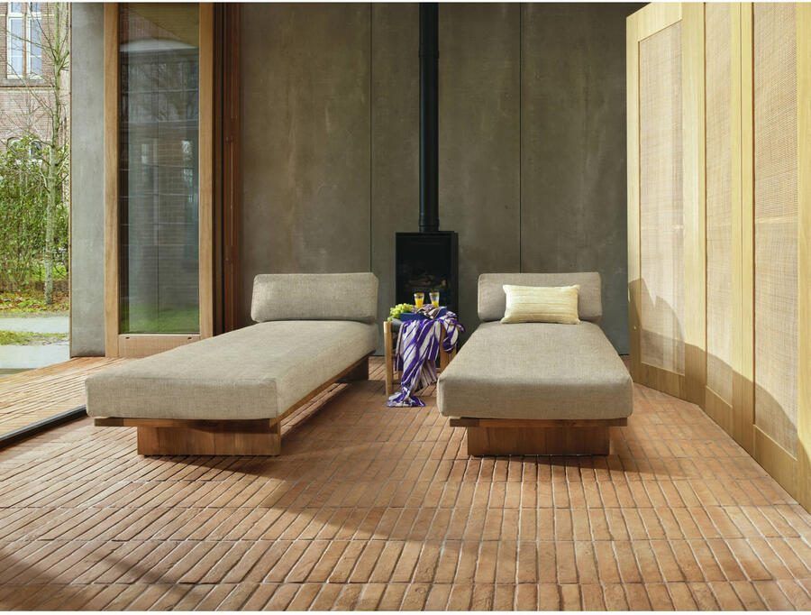 HKLIVING ligbed buiten teak (natural) - Foto 3