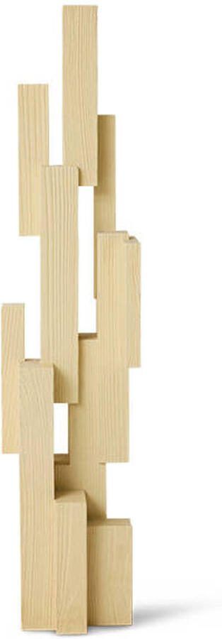 HKLIVING Sculptuur Skyscraper Sungkaihout 98cm Crème