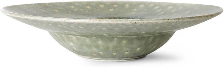 HKLIVING pastabord Chef ceramics Ø28.5 cm rustic groen