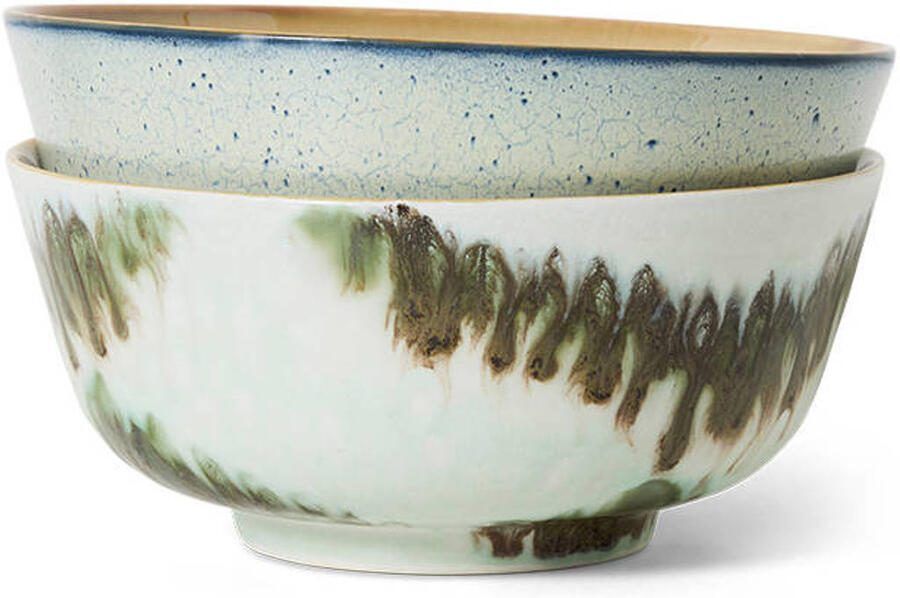 HKLIVING ramen kom 70s (Ø19 cm) (set van 2)