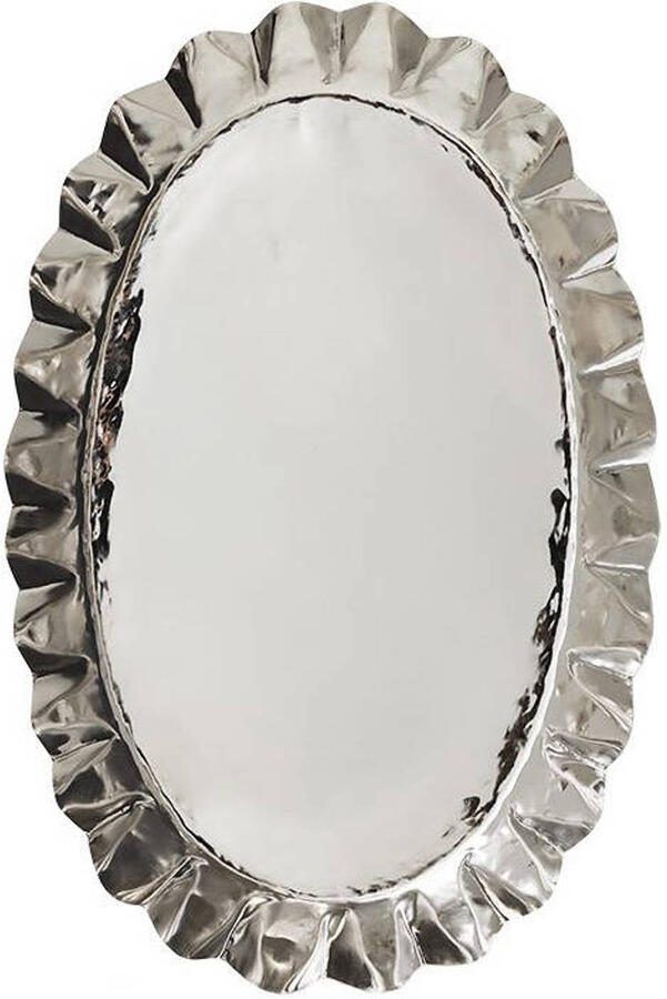 HKLIVING Dienblad New Classics Ovaal 82 x 53cm Zilver