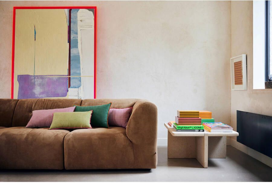 HKLIVING Schilderij Days in the city 152 x 127cm ROZE - Foto 2