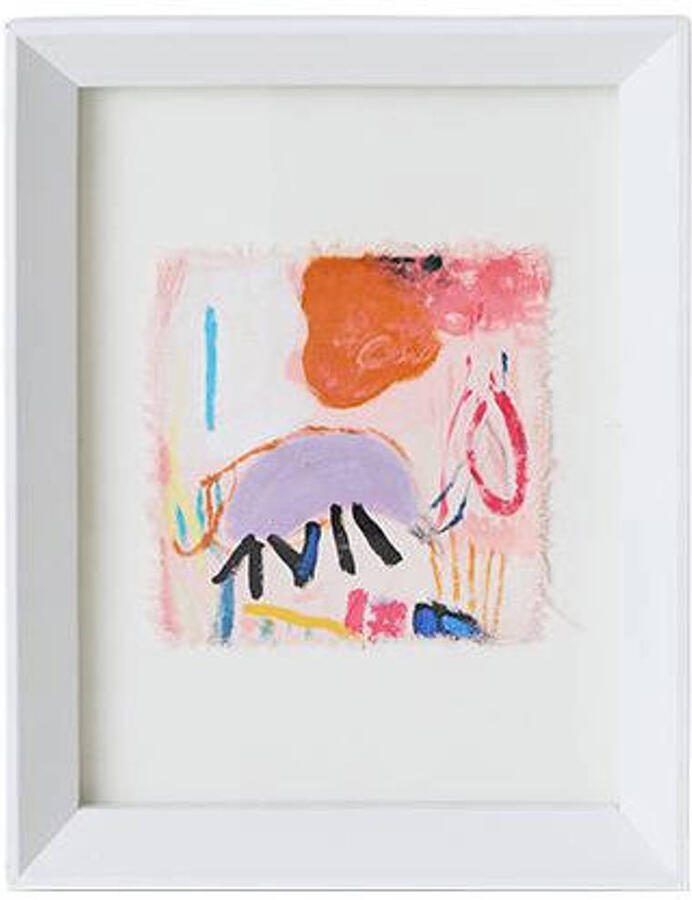 HKLIVING schilderij Scribbles (29x37 cm)
