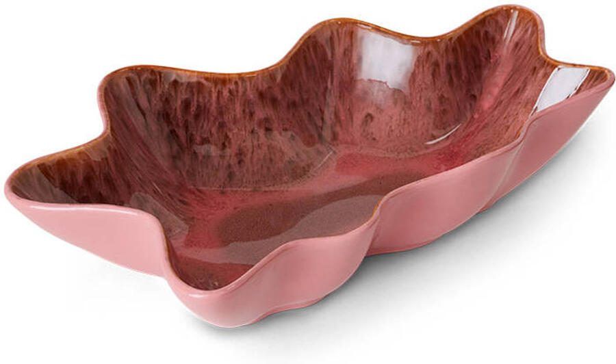 HKLIVING Schaal Shell 41 x 24cm Koraal Organisch - Foto 2