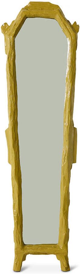 HKLIVING Staande Spiegel Trinket Sungkaihout 193 x 56cm Khaki Passpiegel