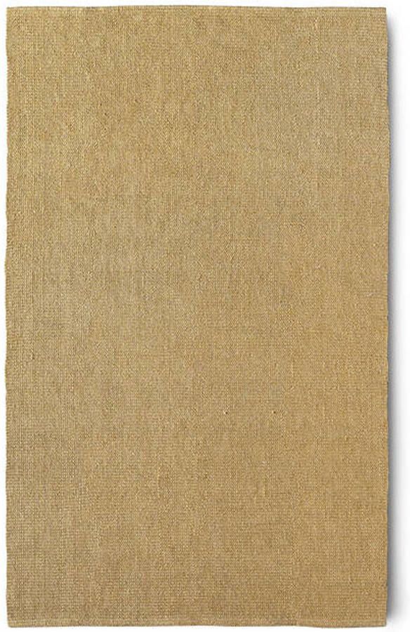 HKLIVING Vloerkleed Jute Rug Jute 150 x 240cm Mosterdgeel