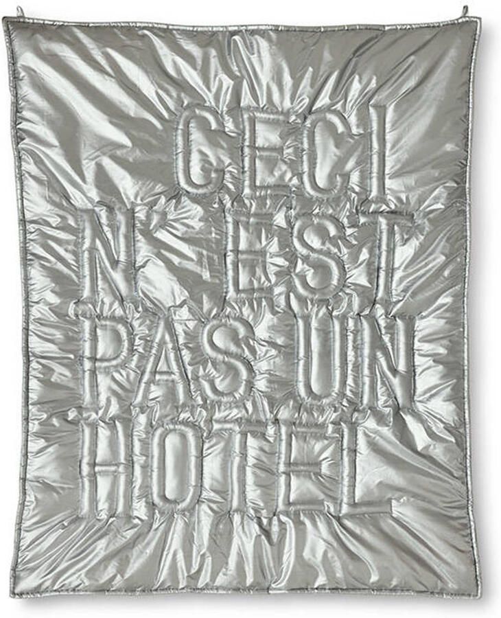 HKLIVING wanddecoratie Ceci n'est pas un hÃ´tel (100x120 cm)