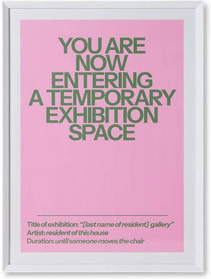 HKLIVING wanddecoratie Home gallery (87x118 cm)