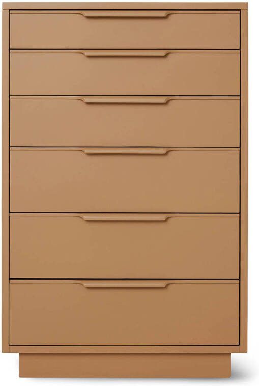 HKLIVING Ladekast Chest Met 6 lades Camel