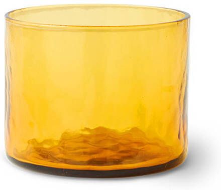 HKLIVING Tube waterglas amber