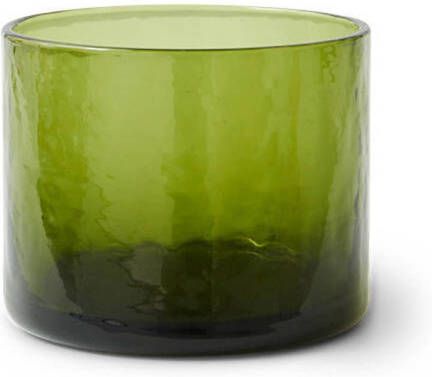 HKLIVING Tube waterglas olive