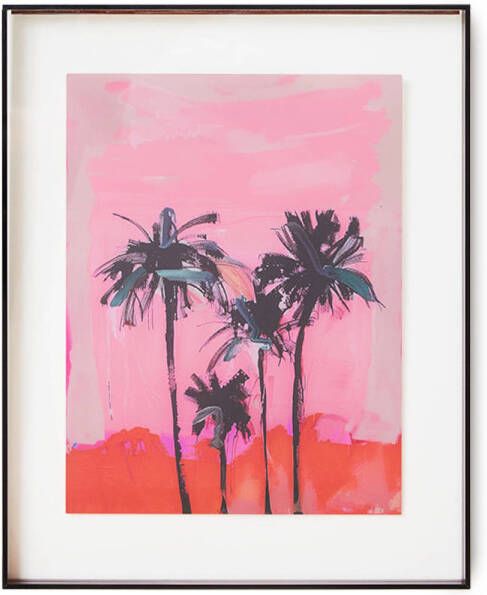 HKLIVING wanddecoratie Palms (40x50 cm)