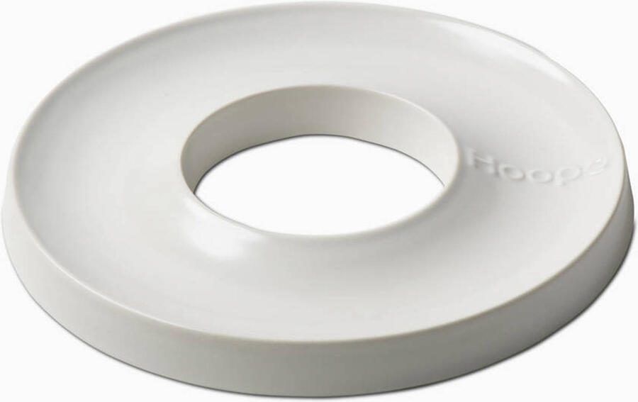 Hoopo Kattenvoerbak Ring Slowfeeder White
