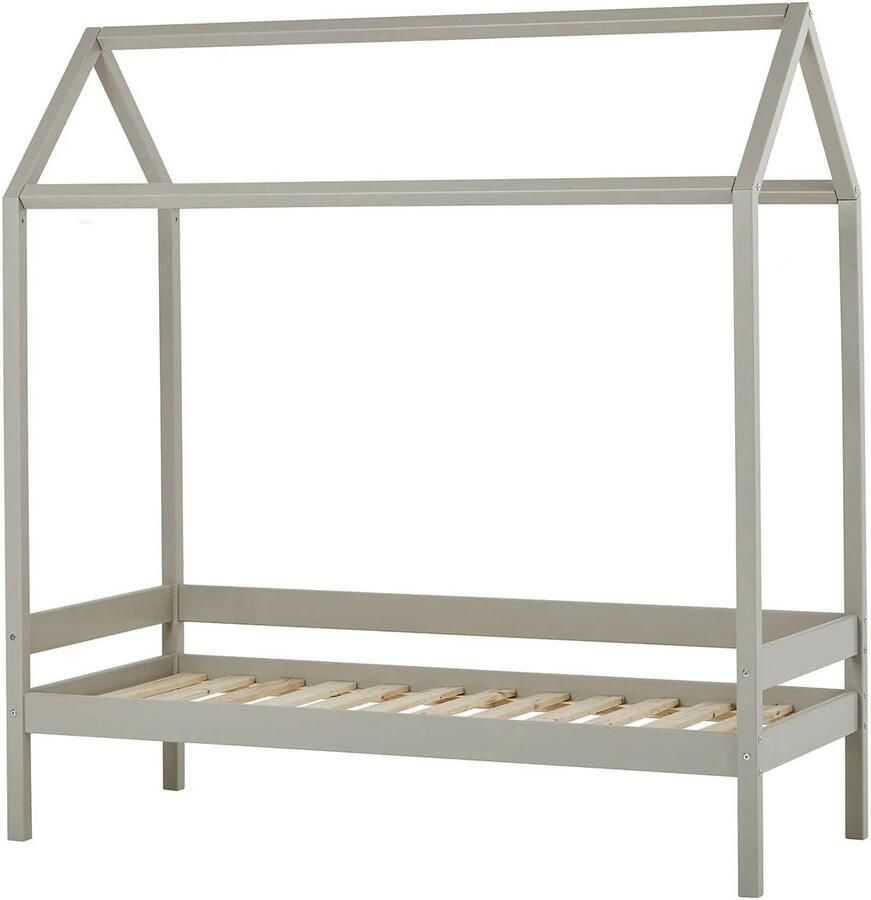 Hoppekids ECO Comfort Huisbed 70x160cm Duif Grijs