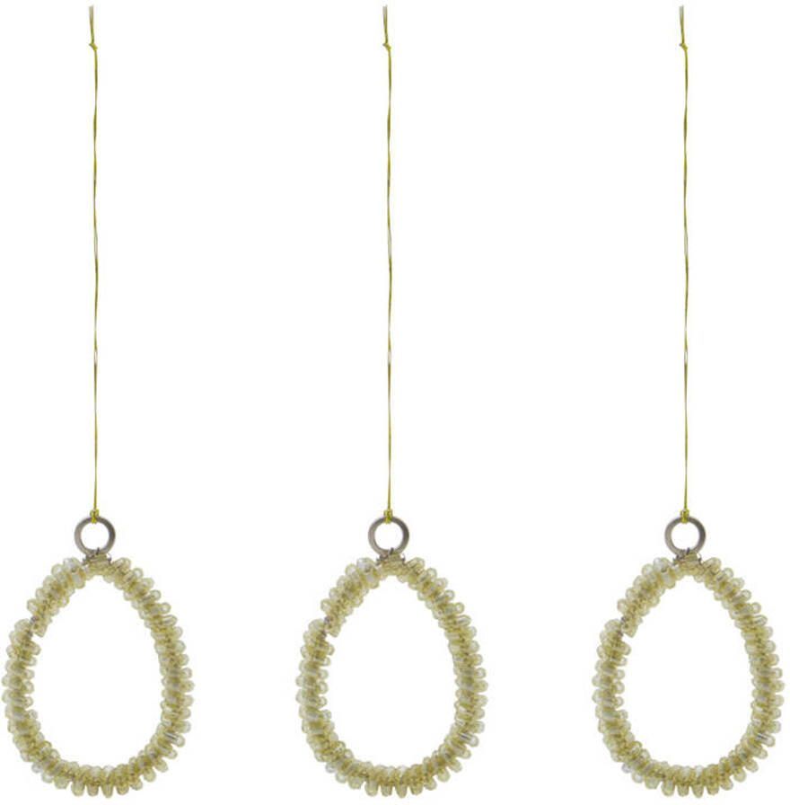 House Doctor paashanger Beads (set van 3)