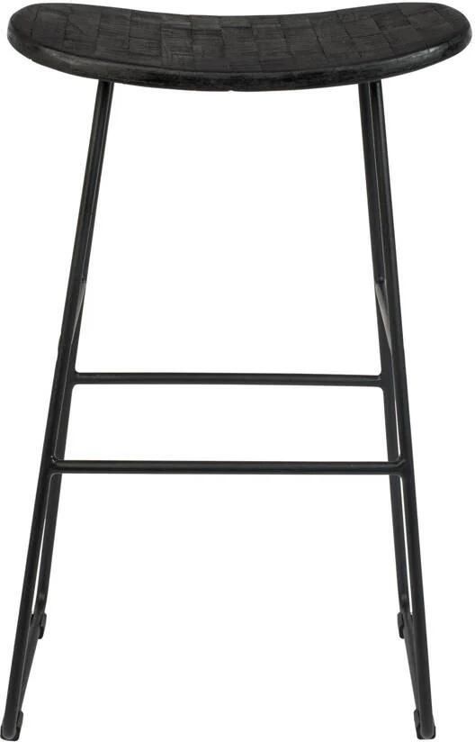 White Label Living | White Label Living | Barstoel Tangle Black | Eetkamer meubels | Barstoel | Eetkamer meubels | Barstoel - Foto 2