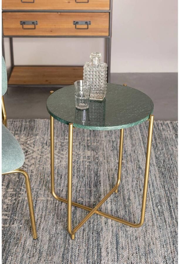 White Label Living | White Label Living | Bijzettafel Timpa Marble Green | Woonkamertafels | Bijzettafel | Woonkamertafels | Bijzettafel - Foto 2