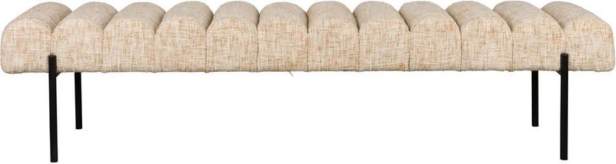 White Label Living (WLL) Housecraft Living Jethro Eettafelbank 160 cm Beige - Foto 3