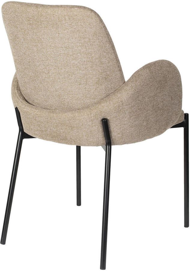 Housecraft Living Housecraft Tjarda Eetkamerstoelen armleuning Bruin Set van 2