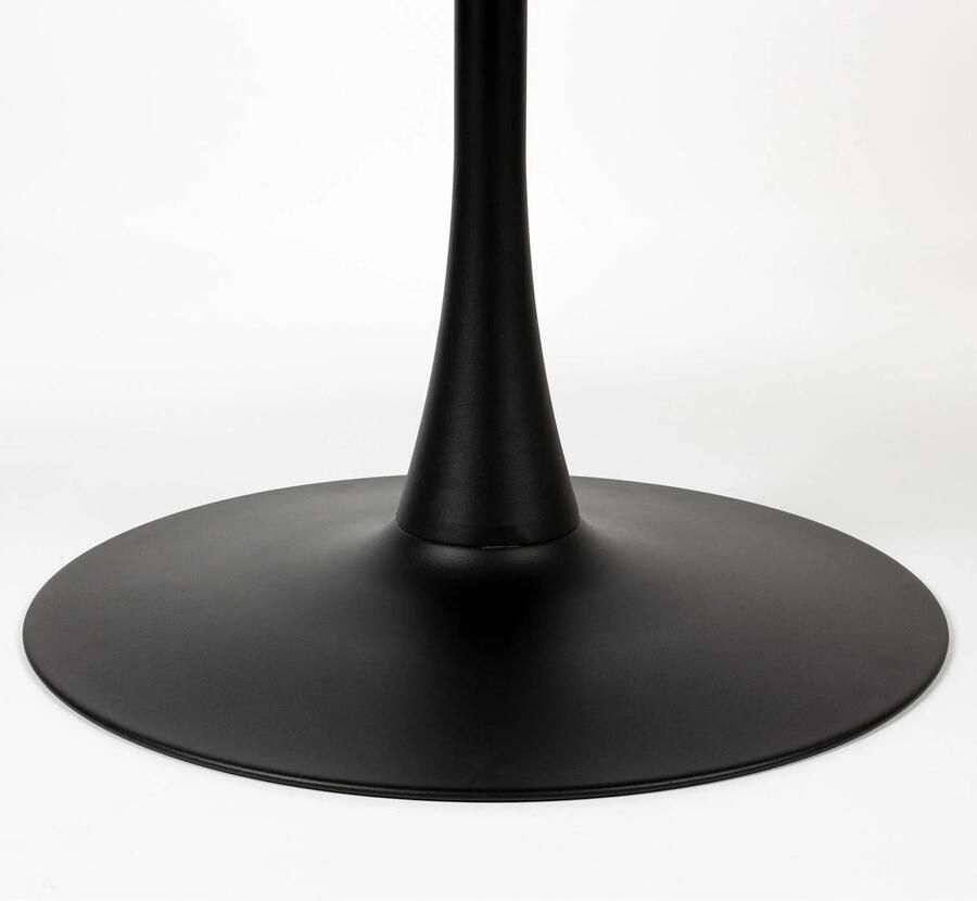 Housecraft Living Housecraft Maru Eettafel Marmerlook Rond 110 cm Zwart - Foto 3