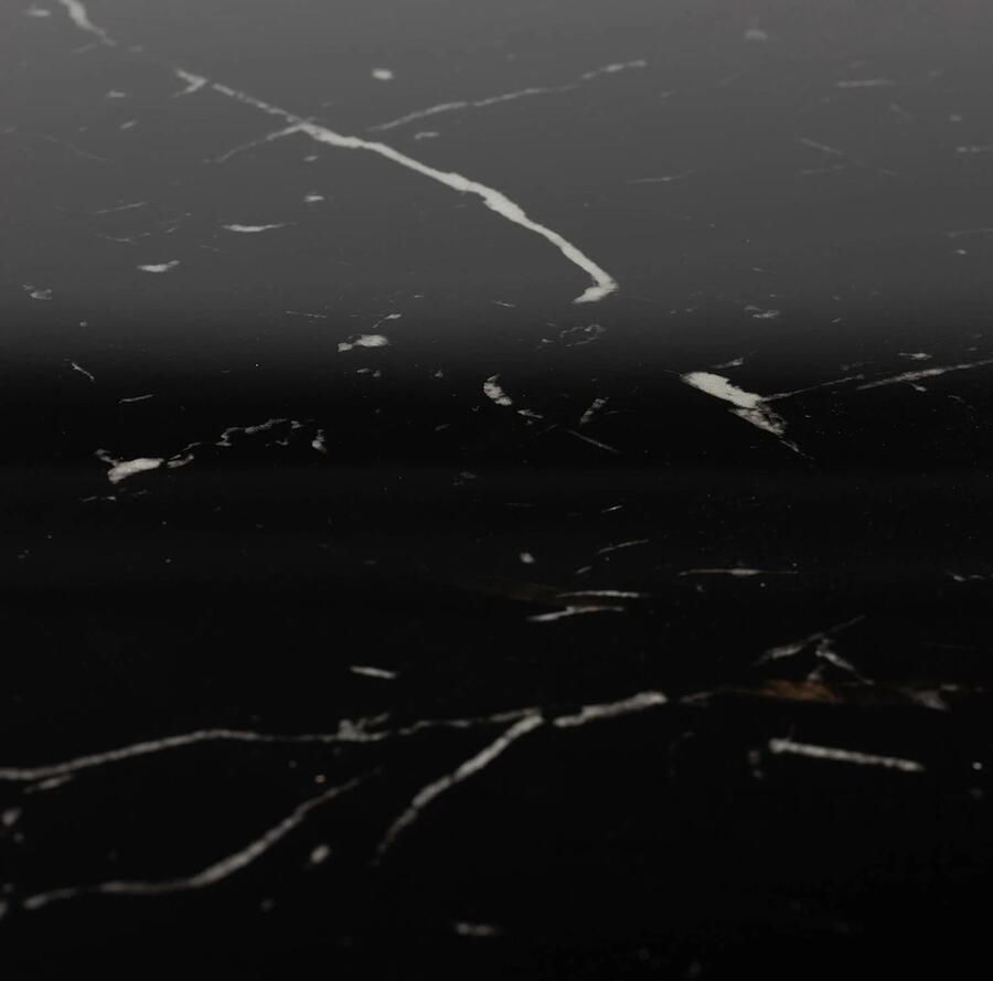 Housecraft Living Housecraft Maru Eettafel Marmerlook Rond 110 cm Zwart - Foto 2