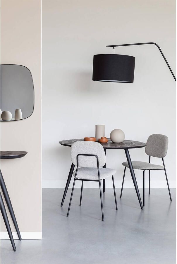 White Label Living | Eettafel Webster Round | Woonkamertafels | Bijzettafel - Foto 3