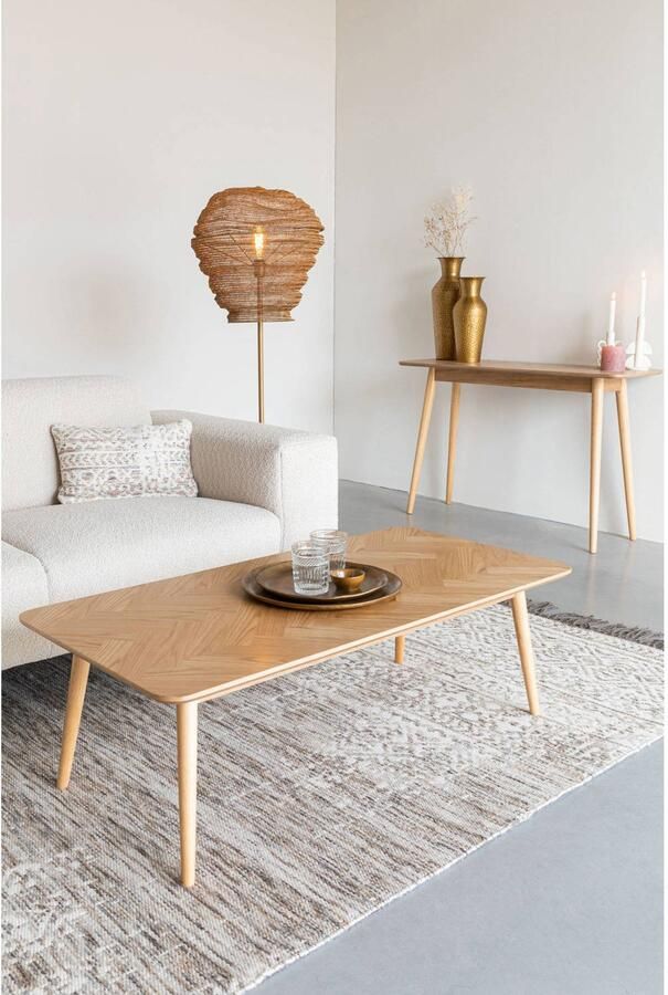White Label Living | Salontafel Fabio 120x60 Natural | Woonkamertafels | Salontafel - Foto 2