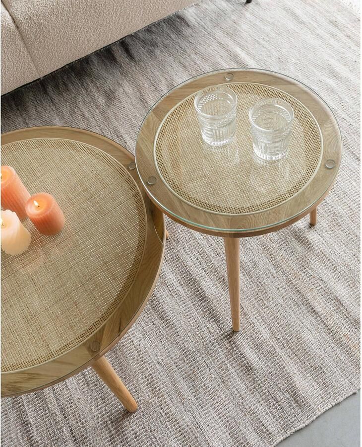 White Label Living | White Label Living | Salontafel Haru Round | Woonkamertafels | Salontafel | Woonkamertafels | Salontafel - Foto 3