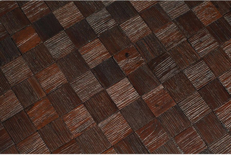 Housecraft Living Housecraft Webster Salontafel en Bijzettafel Rond Teak Hout Bruin Set van 2