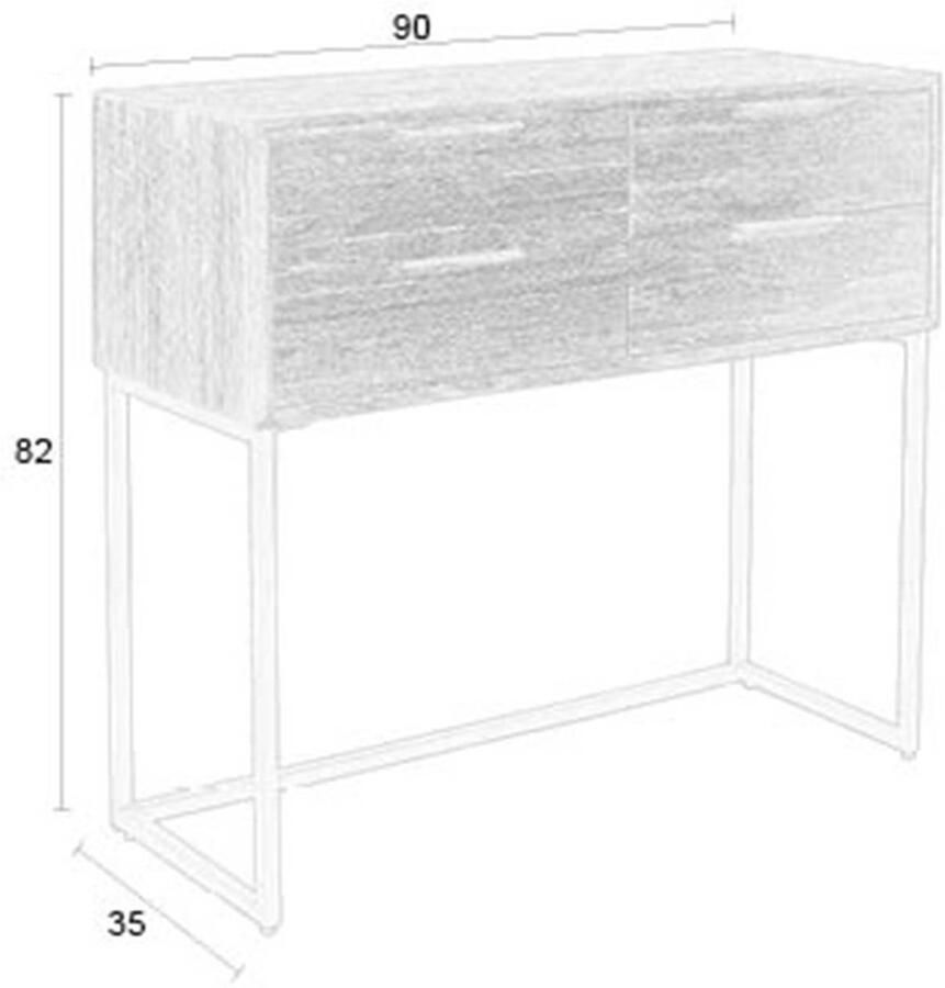 White Label Living | White Label Living | Kast Webster S | Woonkamer meubels | Dressoir | Woonkamer meubels | Dressoir - Foto 2