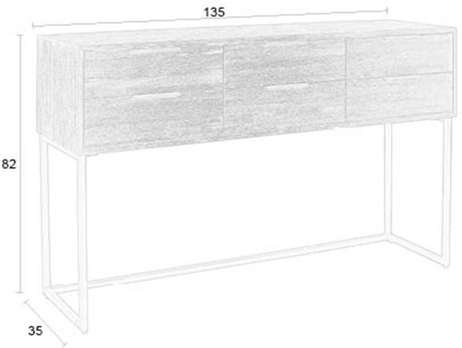 White Label Living | White Label Living | Kast Webster L | Woonkamer meubels | Dressoir | Woonkamer meubels | Dressoir