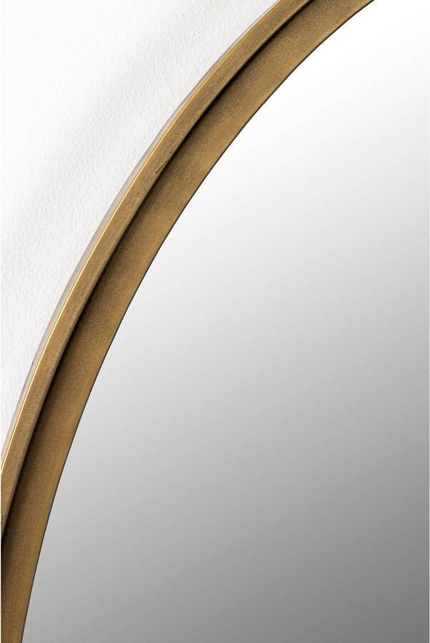 Housecraft Living Housecraft Matz Spiegel Wandspiegel Ovaal 60x80 cm Metaal Goud - Foto 3