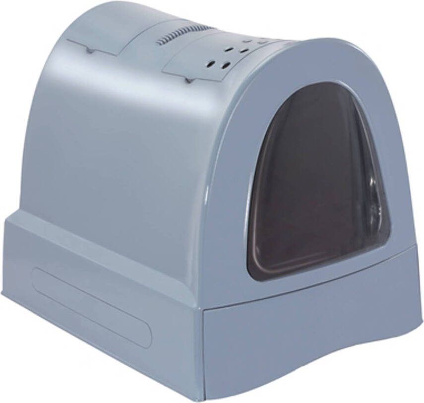 Imac kattenbak Zuma Met Schuiflade Blauw 40X56X42 5 cm