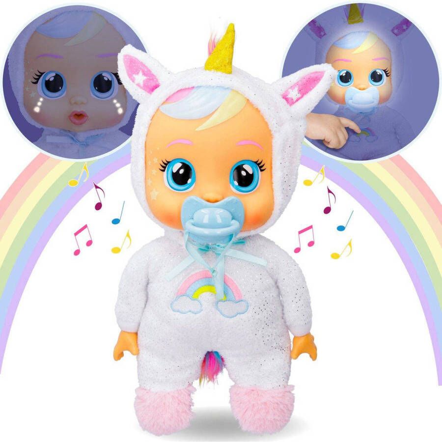 Imc Toys Cry Babies Goodnight Dreamy Val in slaap met licht en zachte muziek