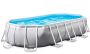 Intex Opzetzwembad Met Accessoires Prism Oval Frame 503 X 274 X 122 Cm Grijs - Thumbnail 3
