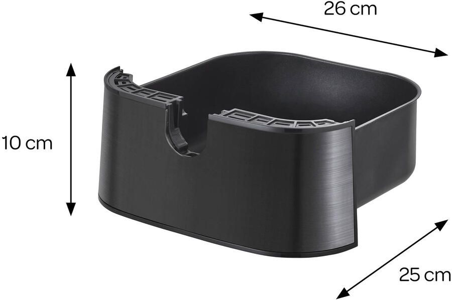 Inventum GF500HLDB Airfryer Hetelucht friteuse 5 liter 8 automatische programma's 80 tot 200°C 1700 watt Zwart - Foto 3